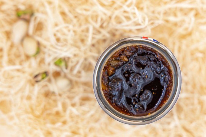 Préparation artisanale Figue AOP de Solliès - Pistaches