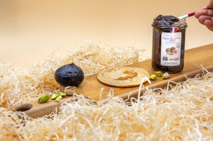 Préparation artisanale Figue AOP de Solliès - Pistaches