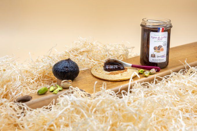 Préparation artisanale Figue AOP de Solliès - Pistaches