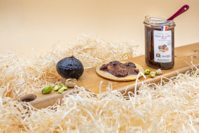 Préparation artisanale Figue AOP de Solliès - Pistaches