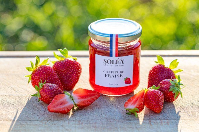 Confiture artisanale de fraise
