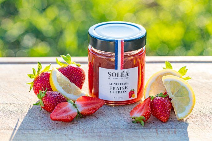 Confiture fraise - citron