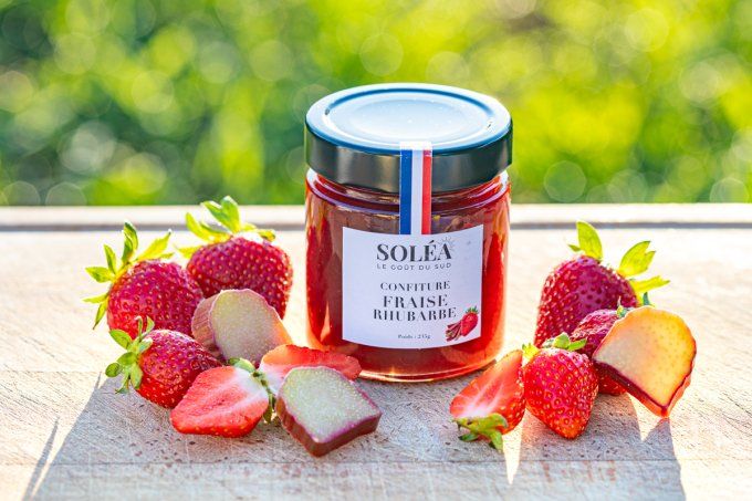 Confiture fraise - rhubarbe