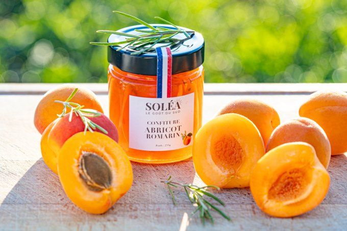 Confiture abricot - romarin