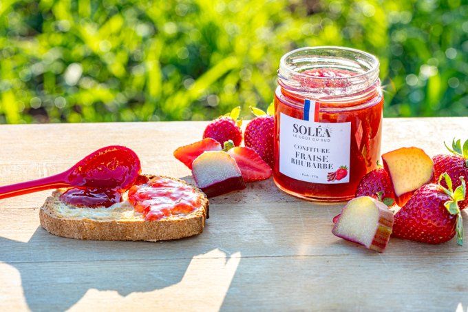 Confiture fraise - rhubarbe