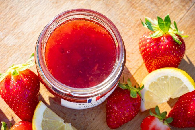 Confiture fraise - citron