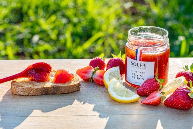 Confiture fraise - citron