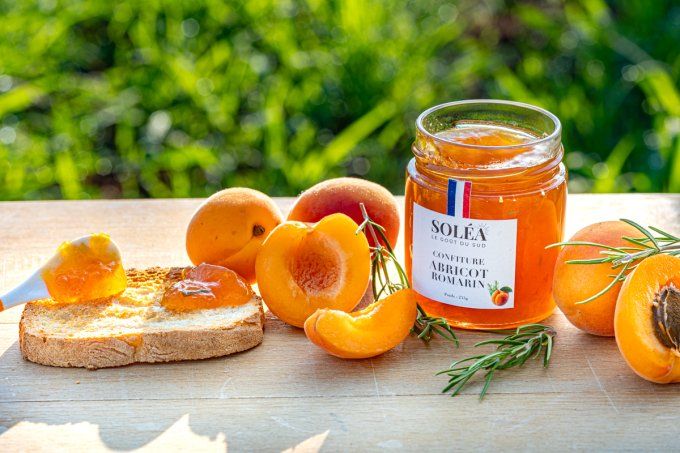 Confiture abricot - romarin