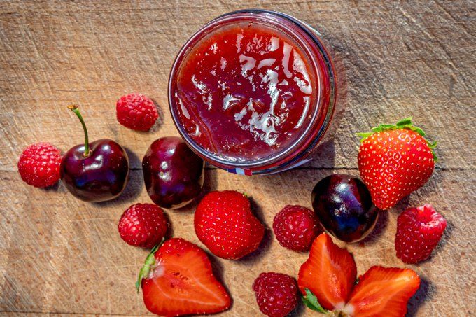 Confiture fruits rouges