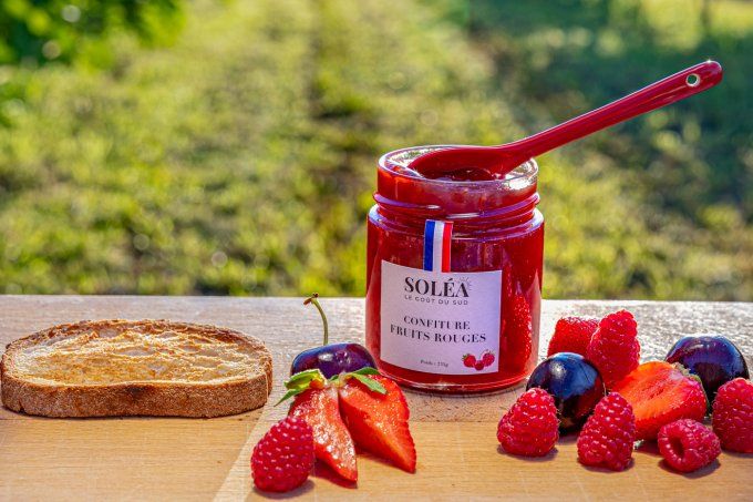 Confiture fruits rouges