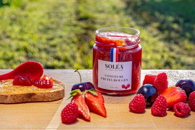 Confiture fruits rouges